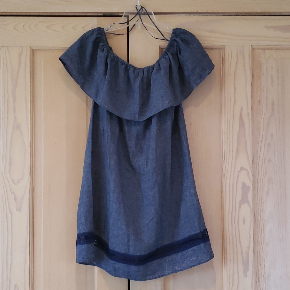 Zara boho chambray dress
